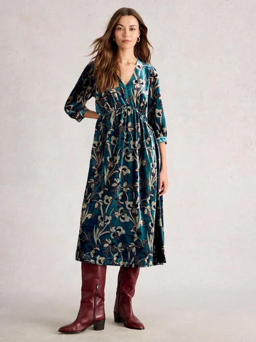 Samtkleid Lucy - Blue Mlt - 52/R Bild 2