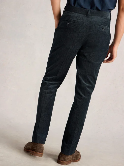 Hose mit Fischgrätmuster - Charc Grey - 40/R Bild 4