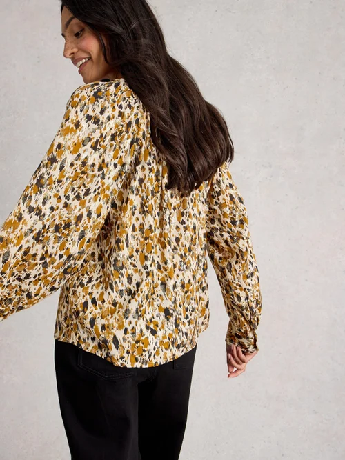 Metallic-Bluse Ari - Chart Mlt - 52 Bild 4