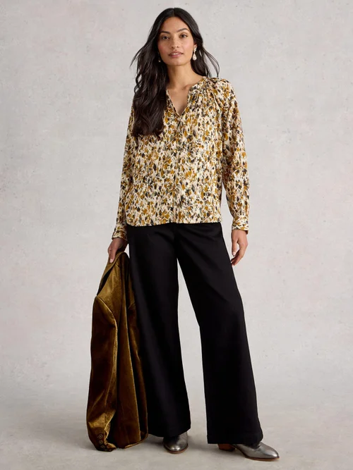 Metallic-Bluse Ari - Chart Mlt - 38 Bild 2