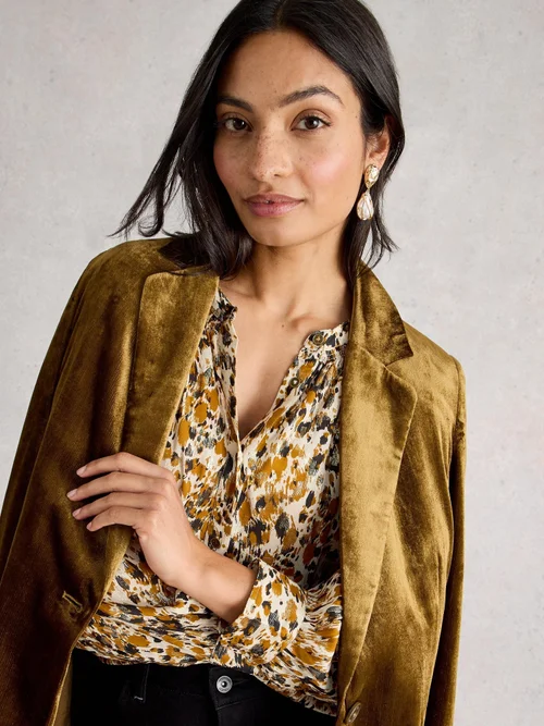 Metallic-Bluse Ari - Chart Mlt - 52 Bild 3