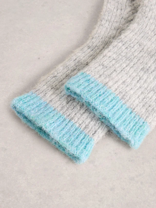 Strickhandschuhe Colour-Block