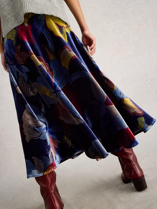 Samtrock Hope - Navy Multi - 52/R Bild 4