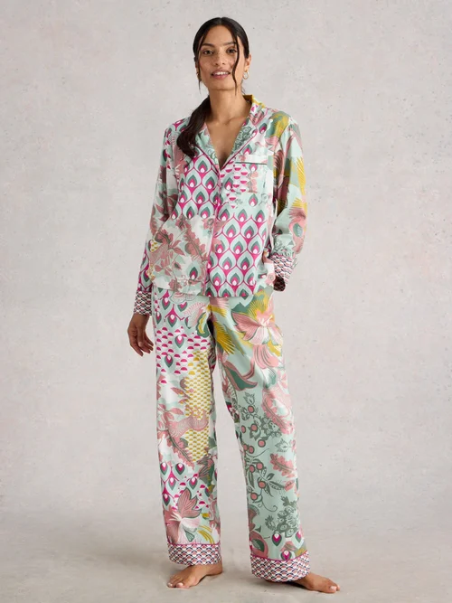 Pyjamahose Nina - Green Mlt - XXXL/S Bild 2