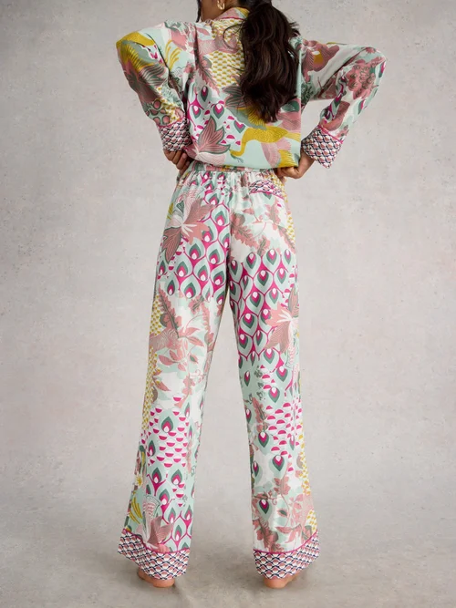 Pyjamahose Nina - Green Mlt - XXXL/S Bild 4