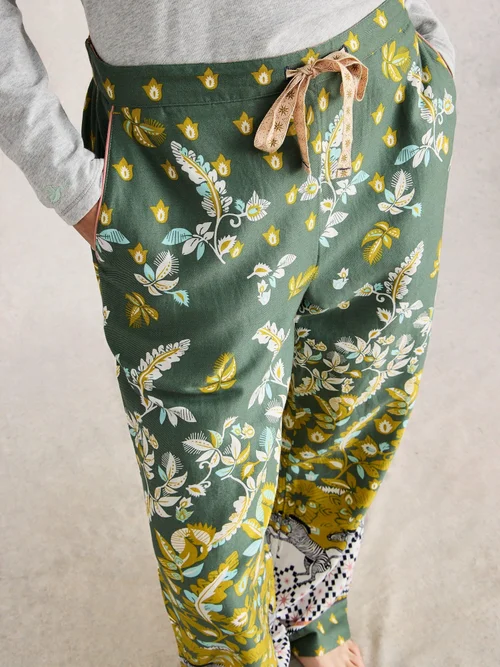 Pyjamahose Nina - Green Pr - XXXL/S Bild 3