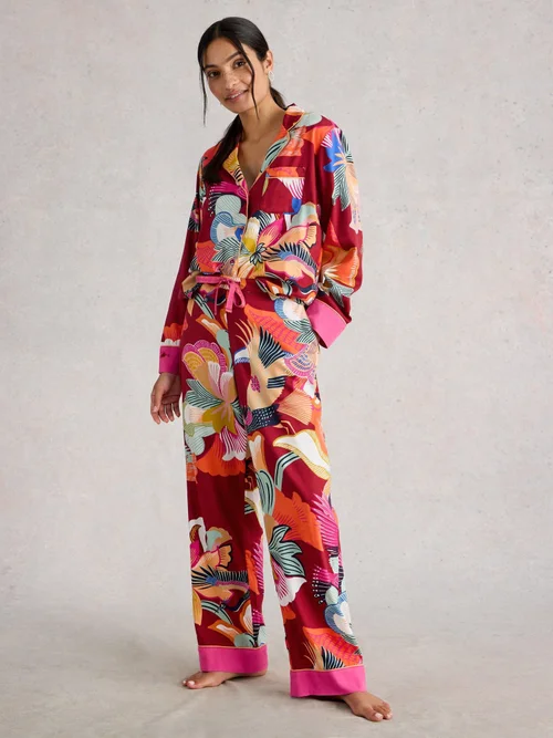 Pyjamahose Nina - Red Mlt - XL/R Bild 2