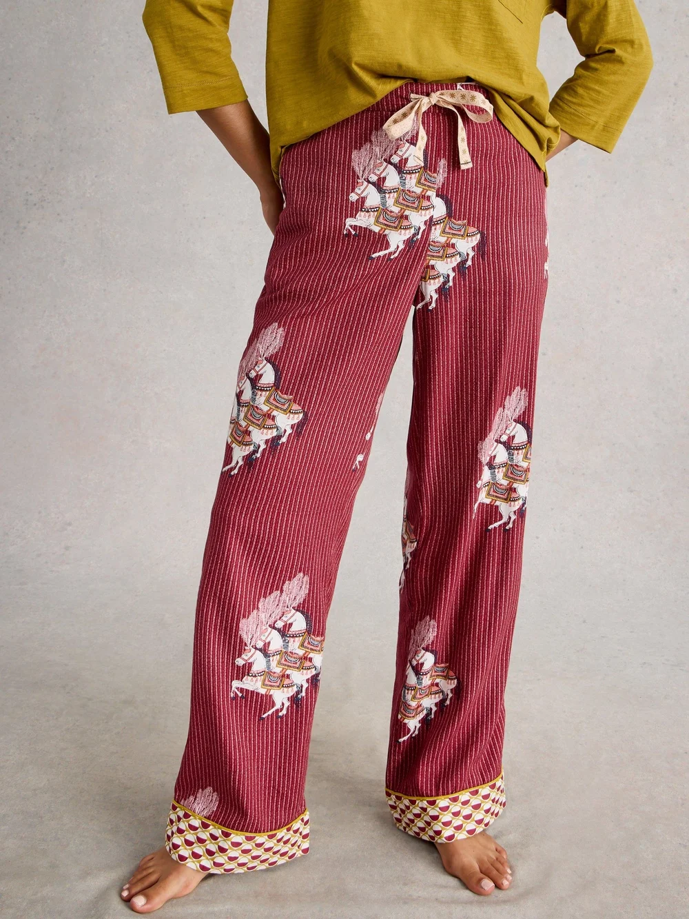 Pyjamahose Nina - Red Pr - XXXL/S Bild 1
