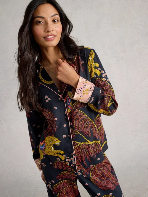 Pyjamaoberteil Nina - Blk Mlt - XXXL Bild 3