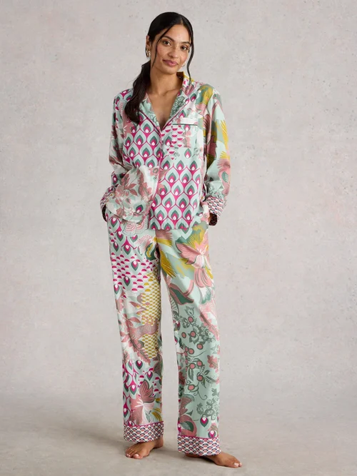 Pyjamaoberteil Nina - Green Mlt - XXXL Bild 2