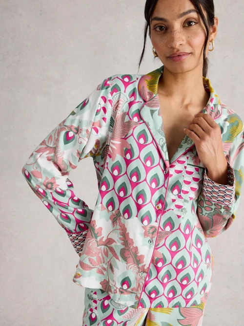 Pyjamaoberteil Nina - Green Mlt - XXXL Bild 3