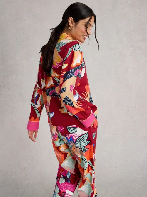 Pyjamaoberteil Nina - Red Mlt - XXXL Bild 4