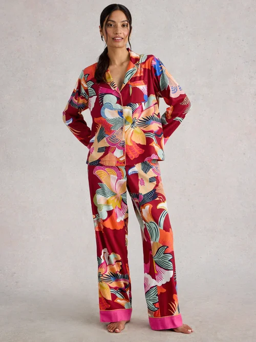 Pyjamaoberteil Nina - Red Mlt - XXXL Bild 2