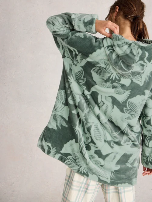 Kuschelhoodie Clover - Green Mlt - XXXL Bild 4