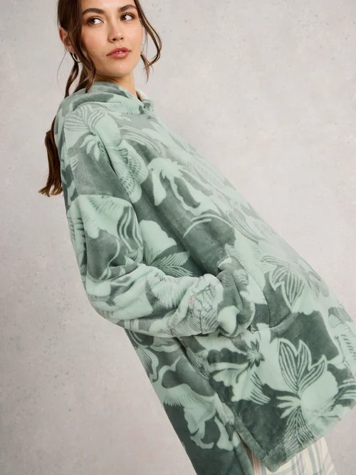 Kuschelhoodie Clover - Green Mlt - XXXL Bild 3