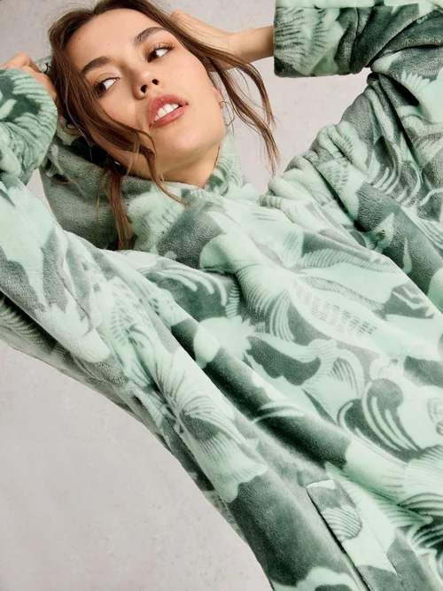 Kuschelhoodie Clover - Green Mlt - XXXL Bild 1