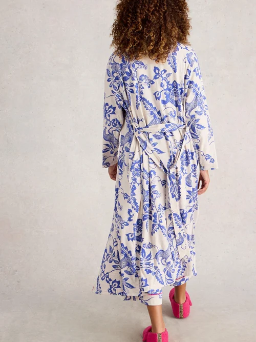 Bademantel Nina aus Jersey - Nat Mlt - XXXL Bild 4
