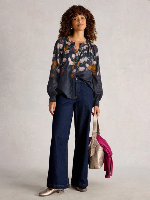 Bluse Yoki - Navy Multi - 52 Bild 2