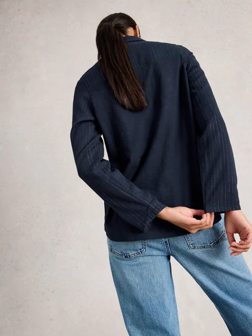 Glitzerbluse Annie - Dark Navy - 42 Bild 4