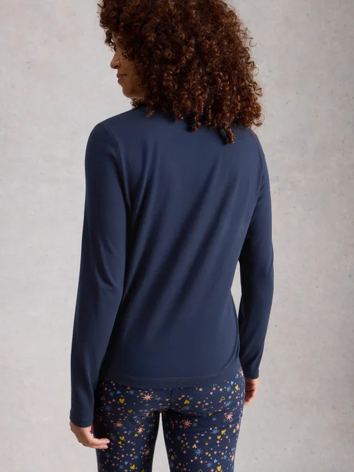 Pyjamatop Penny - Dark Navy - XXXL Bild 4