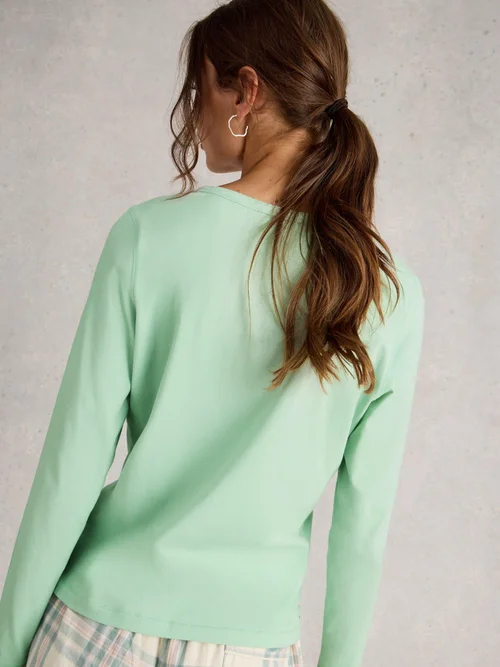Pyjamatop Penny - Lgt Green - XXXL Bild 4