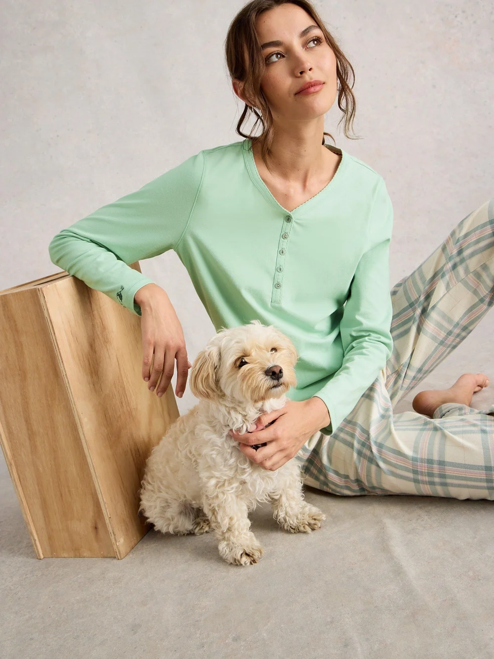 Pyjamatop Penny - Lgt Green - XXXL Bild 1
