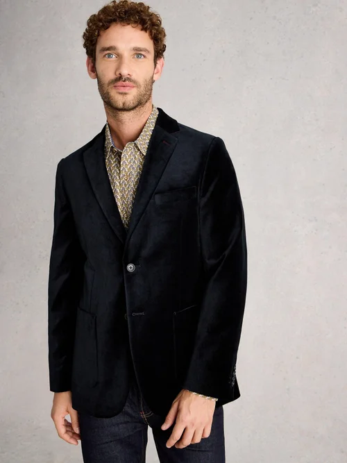 Sakko aus Samt - Dark Navy - 48 Bild 3