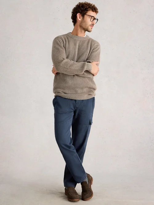 Pullover Rippenstrick - Nat Mlt - XXXL Bild 2