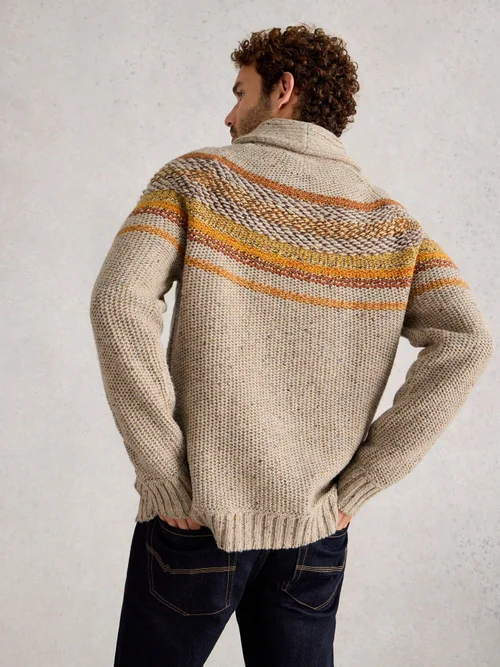 Pullover York mit Schalkragen - Nat Mlt - XXXL Bild 4