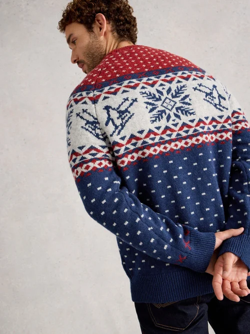 Pullover Pinguin - Red Mlt - XXXL Bild 4