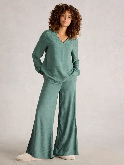 Pyjamahose Celia - Dk Green - XXXL Bild 2