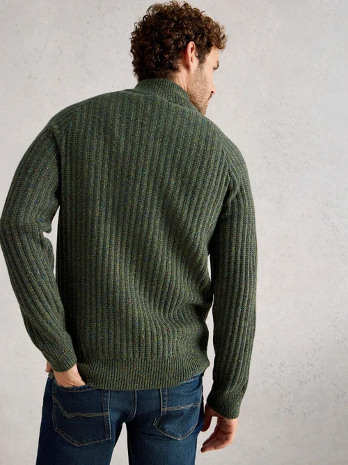 Pullover mit Trichterkragen - Dk Green - XXL Bild 4