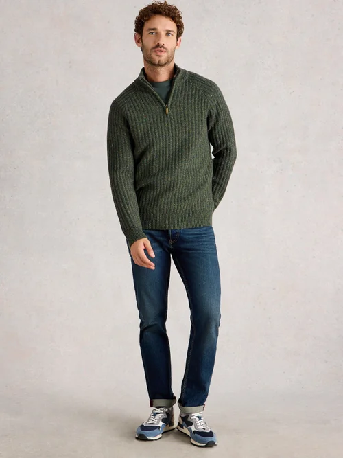 Pullover mit Trichterkragen - Dk Green - XXXL Bild 2