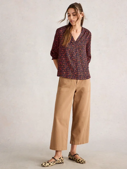 Top Elisa - Navy Multi - 52 Bild 2