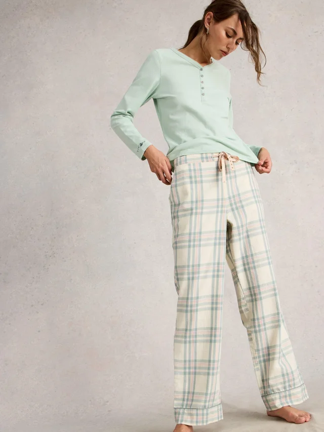 Karierte Pyjamahose Nina