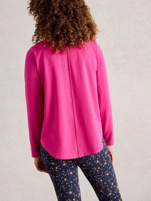 Pyjamatop Eva aus Jersey - Brt Pink - XXXL Bild 4