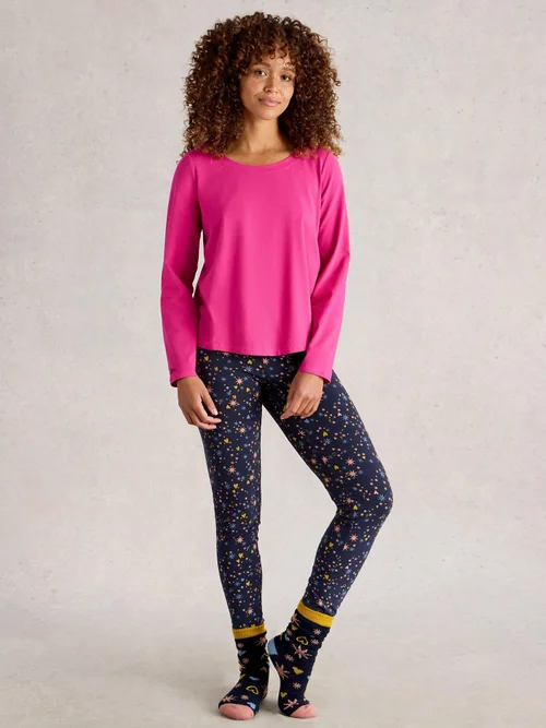 Pyjamatop Eva aus Jersey - Brt Pink - XXXL Bild 2