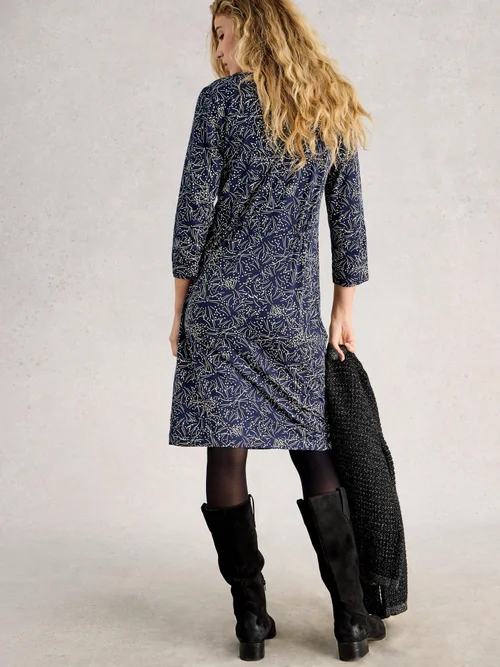 Jerseykleid Tallie - Navy Pr - 52/R Bild 4