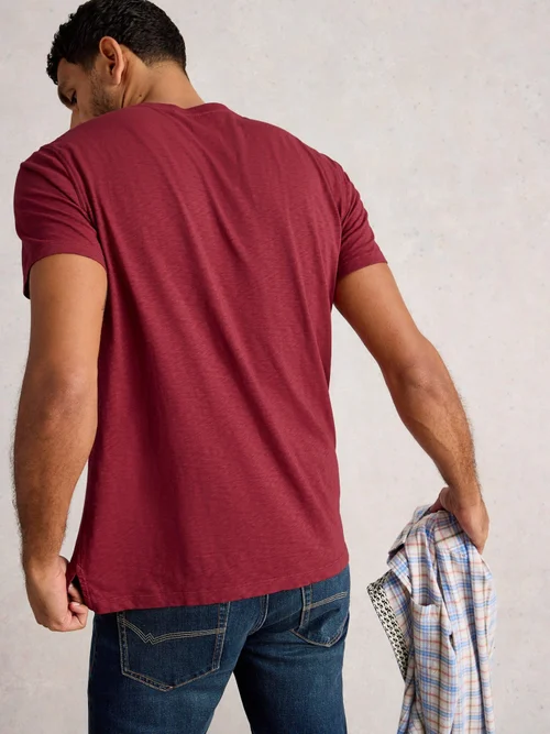 T-Shirt Abersoch - Dk Red - XXXL/R Bild 4