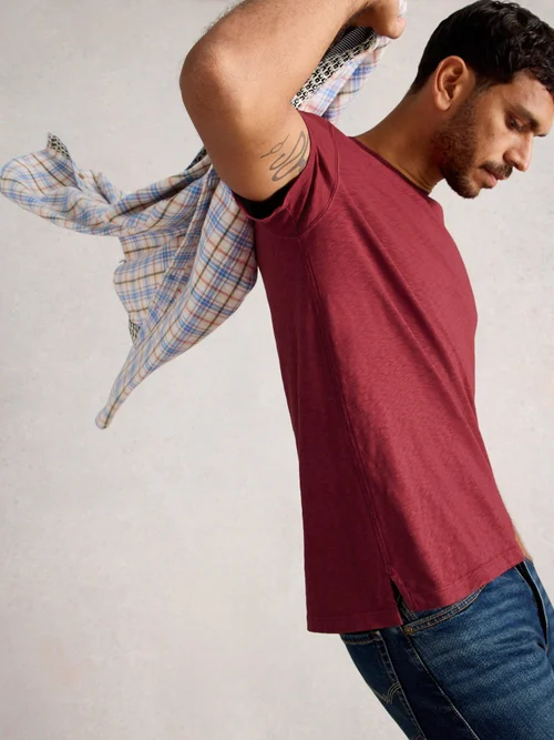 T-Shirt Abersoch - Dk Red - XXXL/R Bild 1