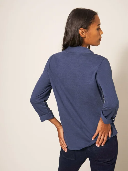 Jerseybluse Annie - Fr Navy - 52 Bild 4
