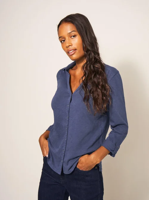 Jerseybluse Annie - Fr Navy - 52 Bild 1