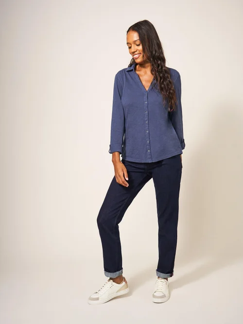 Jerseybluse Annie - Fr Navy - 52 Bild 3