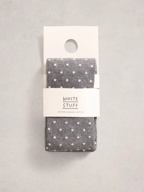 Strumpfhose mit Glitzertupfen - Mid Grey - XL Bild 1
