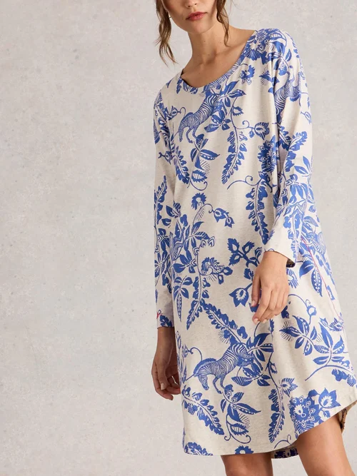 Jerseynachthemd Eva - Nat Mlt - XL Bild 3