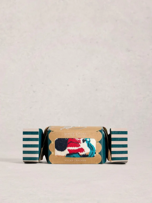 Weihnachtsmannsocken im Cracker