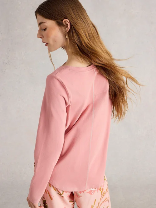 Pyjamatop Eva aus Jersey - Lgt Pink - XXXL Bild 4