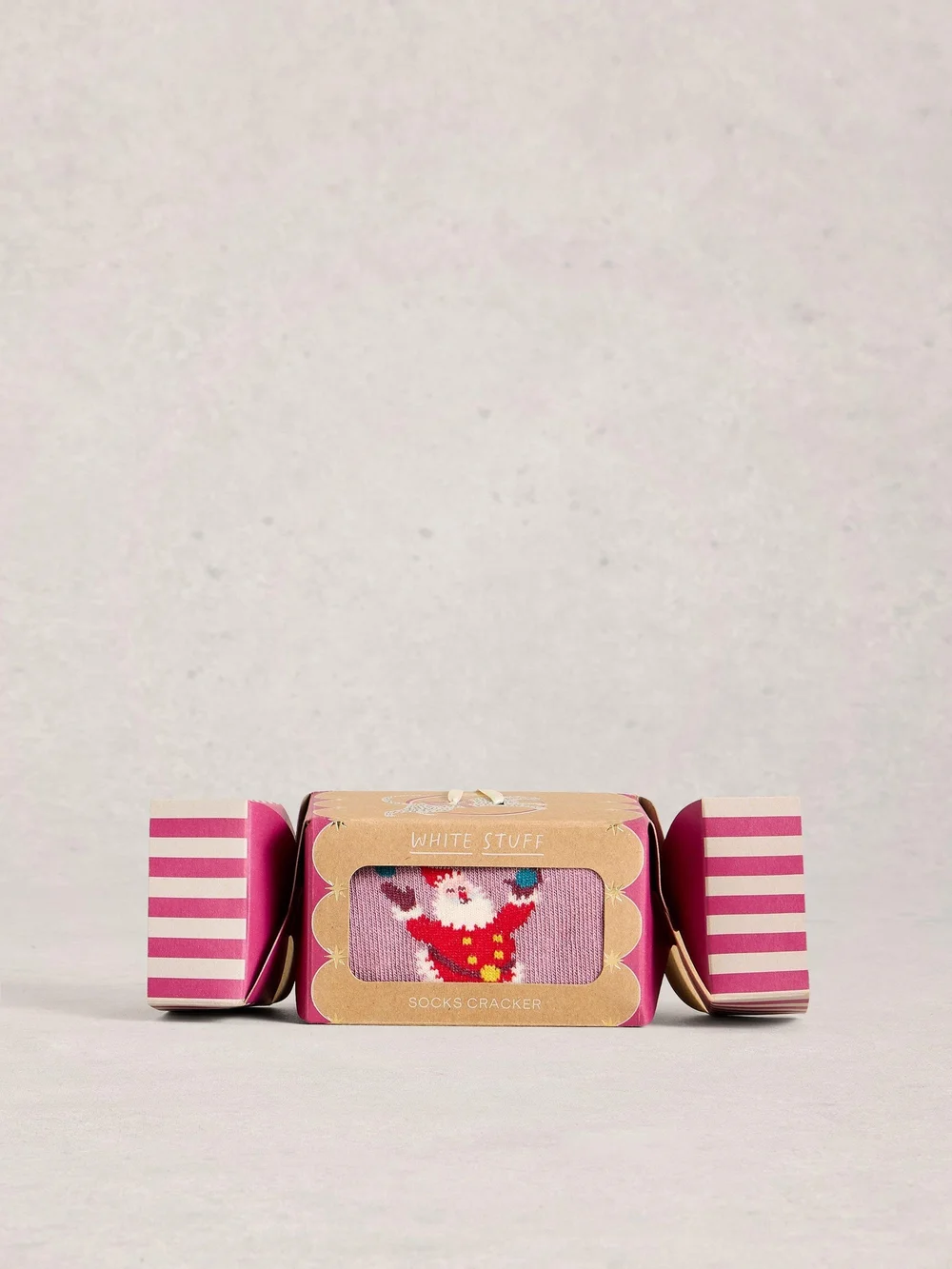Weihnachtliche Socken in Cracker - Pink Mlt - 39-41 Bild 1