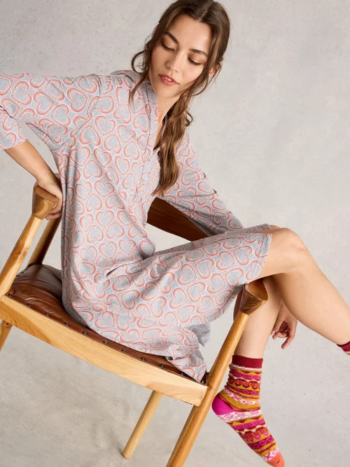 Jerseynachthemd Annie - Grey Mlt - XXXL Bild 1