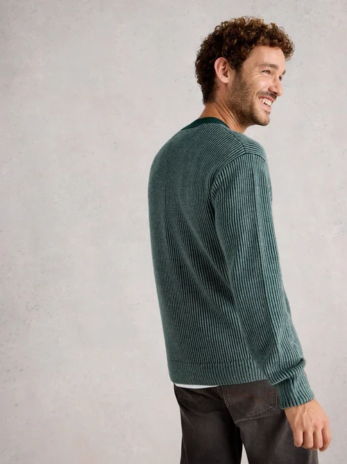 Strickjacke - Blue Mlt - XXL Bild 4